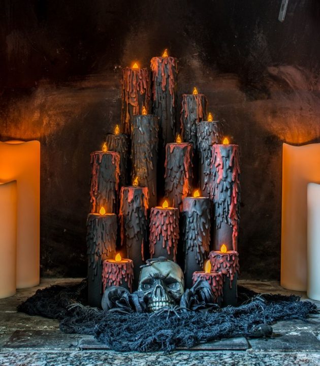 15 Hair-Raising DIY Halloween Candle Ideas With A Scary Appearance