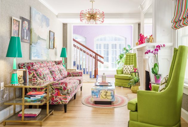 18 Charming Eclectic Living Room Designs That Pop