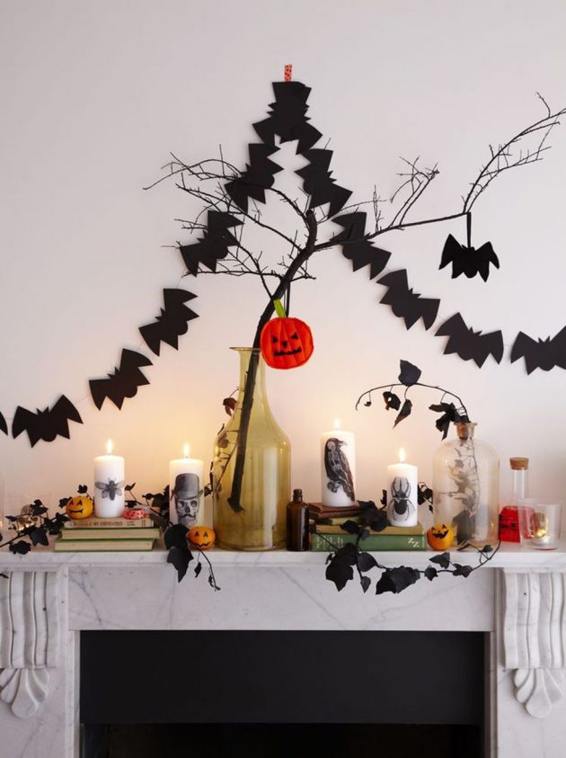 18 Eerie DIY Halloween Bat Decorations You Can Craft In 5 Minutes