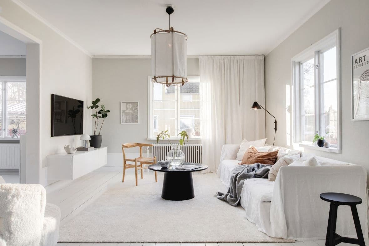 Pure Perfection - Romantic Nordic Style On White