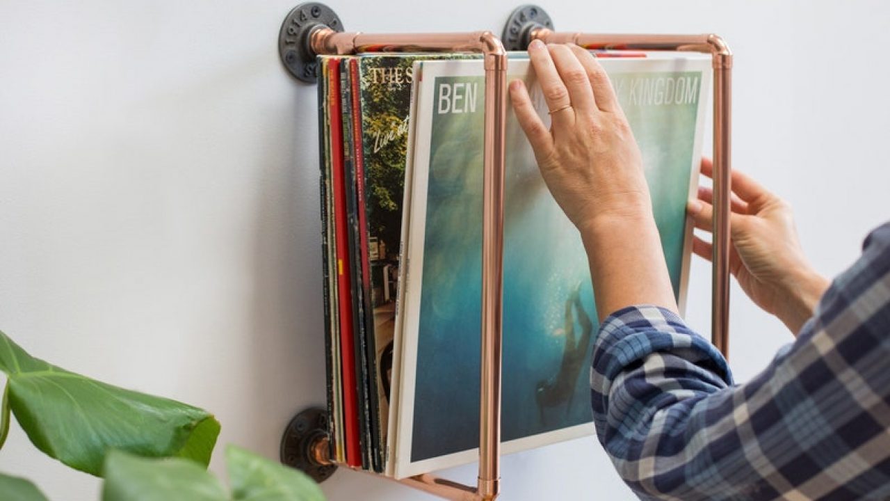 20 Stylish Vinyl Record Holder Designs For The Hipster In You