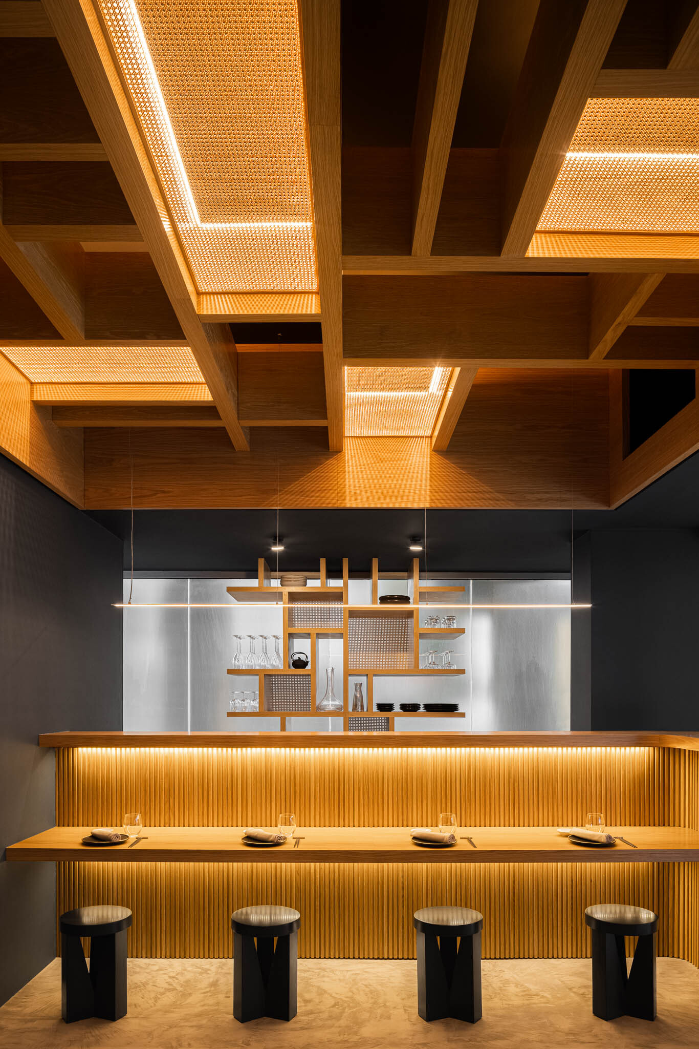 Intimate and minimal is the new Fuji Restaurant in the Azores