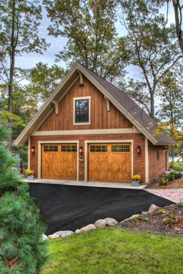 20 Amazing Rustic Garage Exterior Designs That Simply Fit In