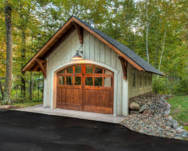 20 Amazing Rustic Garage Exterior Designs That Simply Fit In