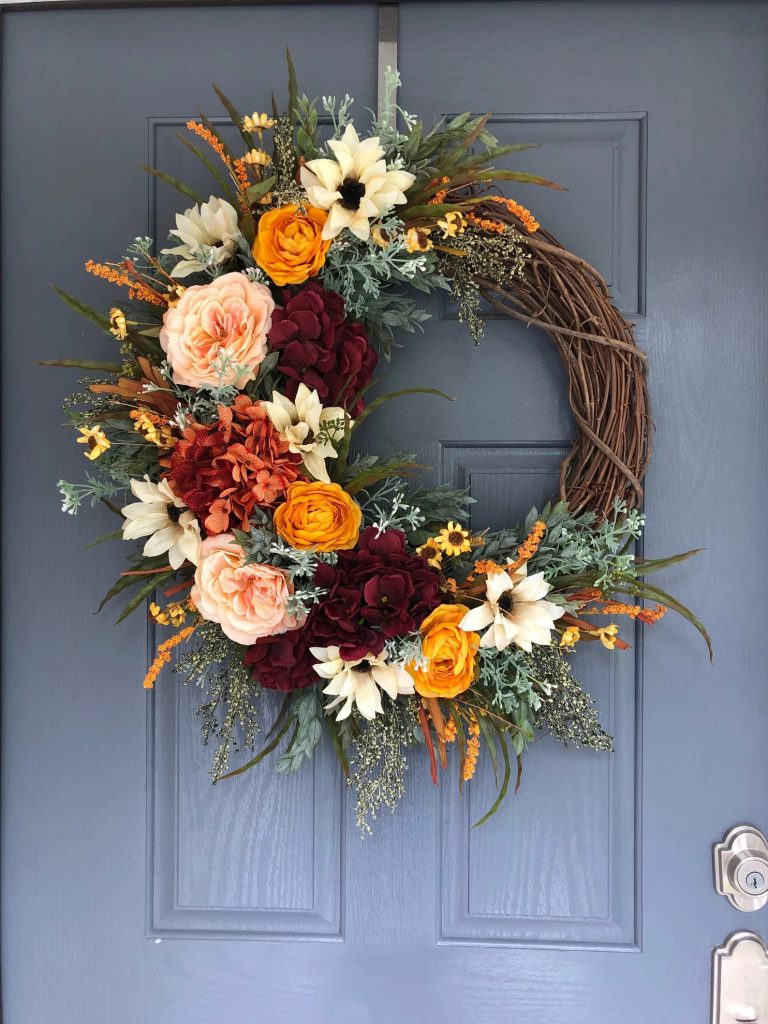 20 Wonderful Harvest Wreath Designs To Welcome Fall