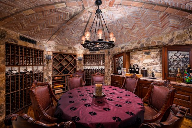 18 Lavish Mediterranean Wine Cellar Designs For Your Luxury Estate