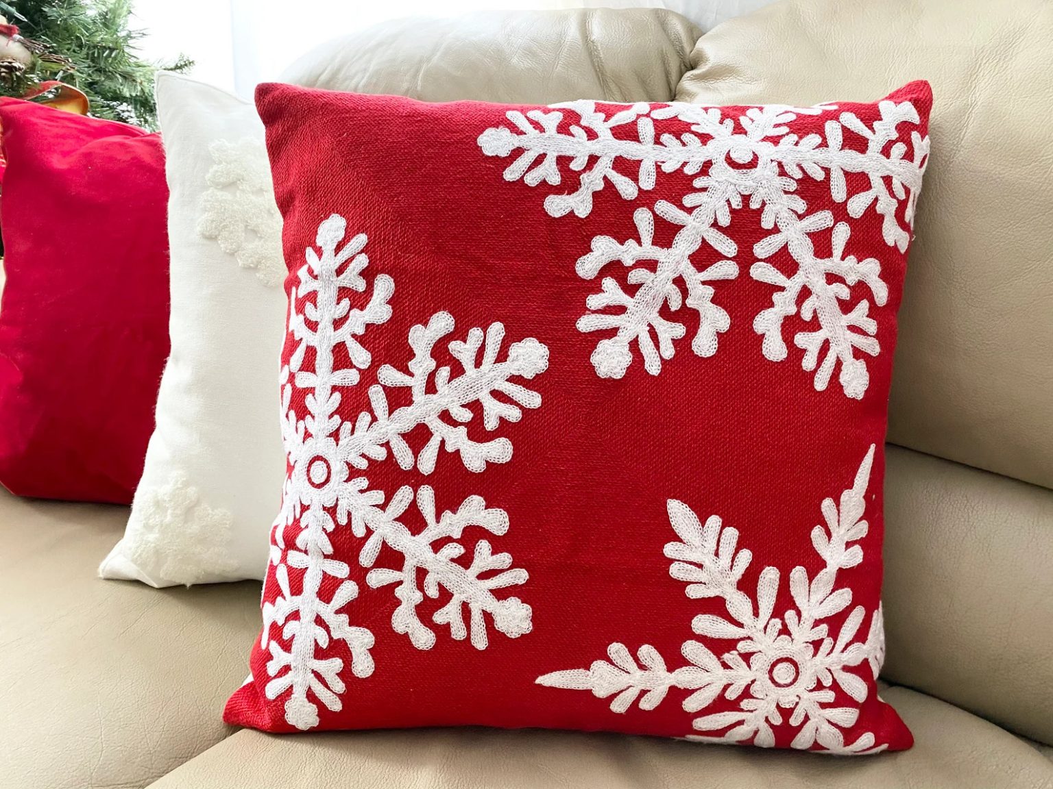 17 Merry & Bright Christmas Pillow Cover Designs You Will Want