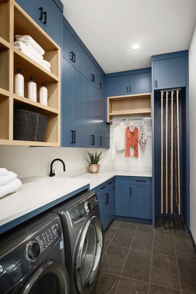 16 Practically Elegant Scandinavian Laundry Room Interior Designs