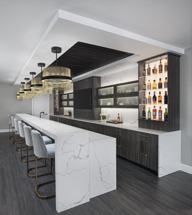 16 Contemporary Home Bar Designs That Bring the Party to Your Living Space