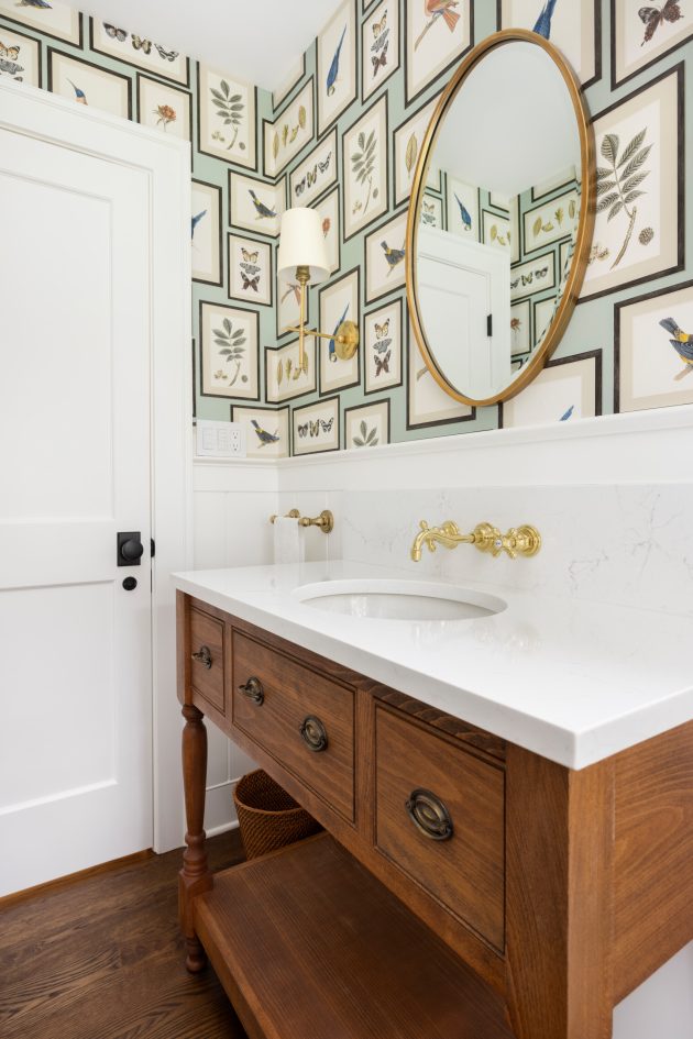 15 Timeless Traditional Powder Room Designs for Classic Elegance