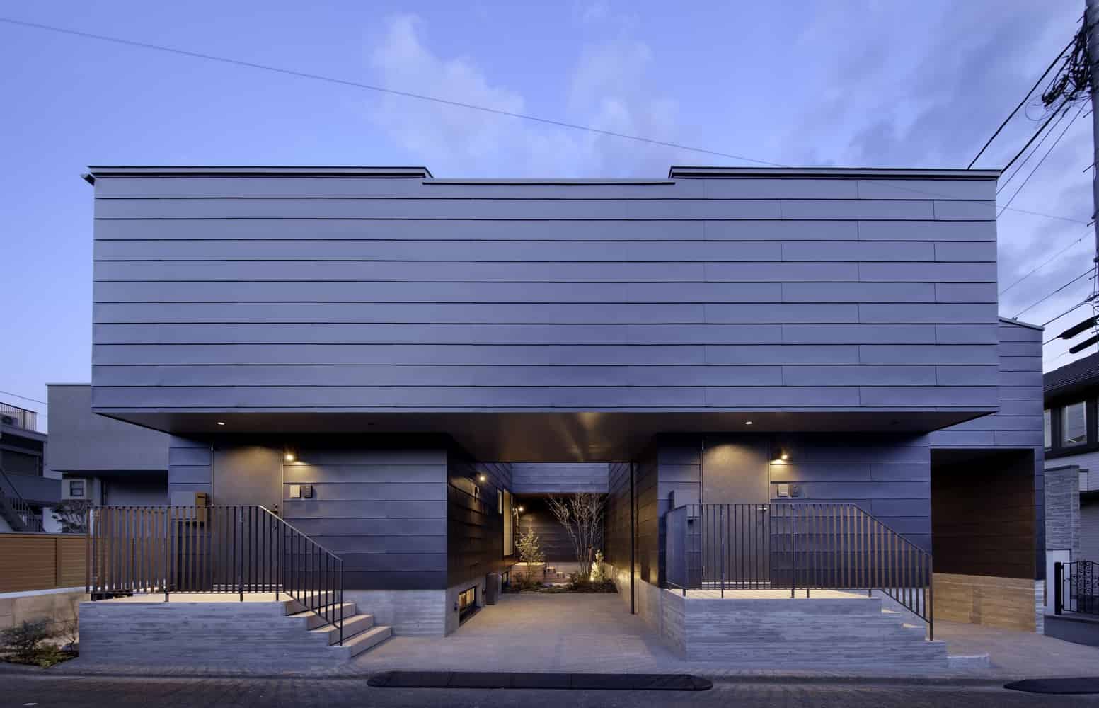 Inokashira Linked Residence van Moriyoshi Naotake Atelier in Mitaka, Japan