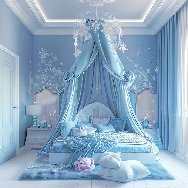 Frozen Fantasy: 15 Enchanting Elsa-Inspired Bedroom Designs for Your ...