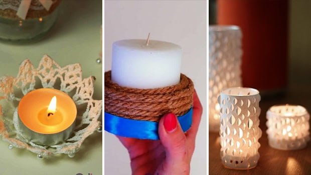 15 DIY Candle Holders You Can Make in No Time