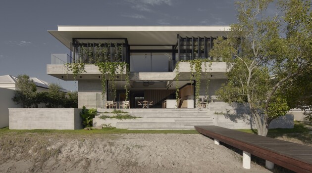 Sjøhavn House by Lightbody Architects in Noosa Heads, Australia