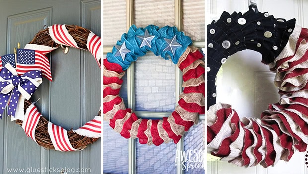 15 Creative DIY Wreath Ideas to Craft Your Perfect 4th of July Door Decor