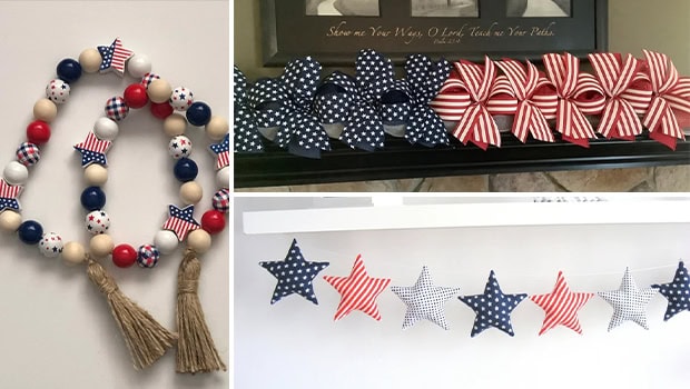15 Eye-Catching Patriotic American Garland Decorations