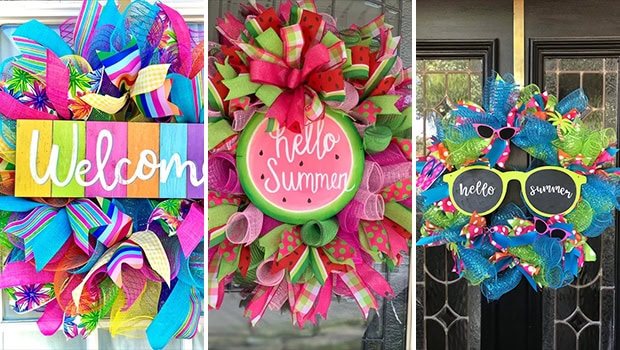 15 Front Door Wreath Designs to Make a Grand Entrance This Summer