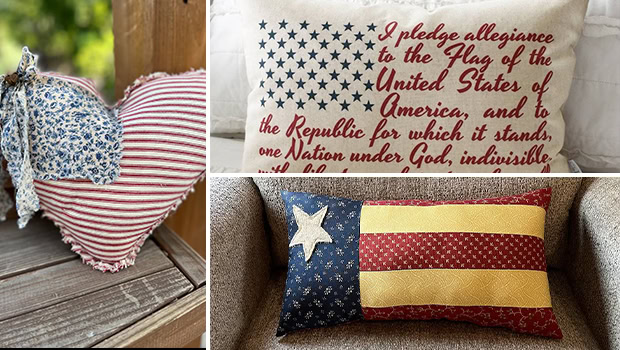 15 Patriotic American Pillow Designs that Symbolize the Spirit of America
