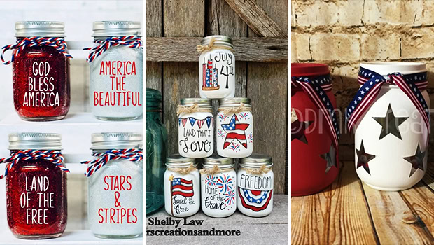 15 Patriotic Mason Jar Luminaries to Light Up Your Celebration