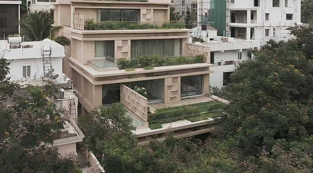 Jubilee Terraces Residence by SpaceFiction Studio in Hyderabad, India