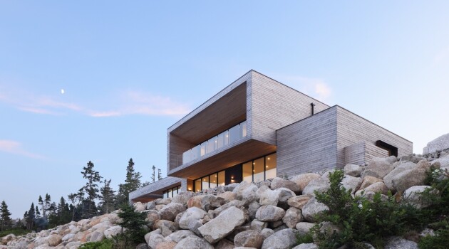Rockbound House by Omar Gandhi Architect in Nova Scotia, Canada