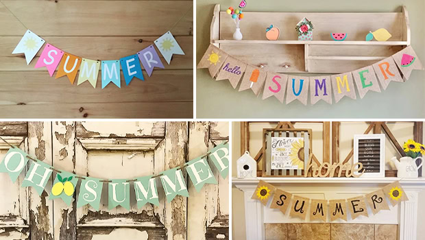 15 Summertime Banner Designs That Can Bring Joy To Any Corner