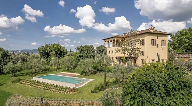 Villa il Gioiello by Pierattelli Architetture in Florence, Italy